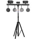 GobekUsa 4-in-1 LED Light Stand: Par, Derby, Strobe, Wash, Laser Effects - Ideal for Bars & Discos