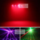 GobekUsa 4-in-1 LED Light Stand: Par, Derby, Strobe, Wash, Laser Effects - Ideal for Bars & Discos