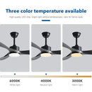 GobekUsa 52 Inch Pure Copper DC Motor Remote Control Ceiling Fan With Light