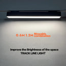 GobekUsa 60cm LED Track Light 20W - Creative Linear Strip for Office, Store, Mall, Exhibition