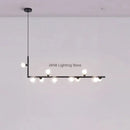 GobekUsa Double Glass Shade Pendant Light: Nordic Minimalist Design, LED Lamp for Living Room, Restaurant
