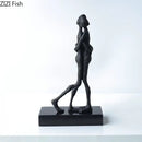 GobekUsa Abstract Lovers Sculpture Desk Ornament Home Decor Aesthetic Figure