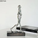 GobekUsa Abstract Lovers Sculpture Desk Ornament Home Decor Aesthetic Figure