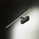 GobekUsa Modern Acrylic Black LED Vanity Wall Sconce - Rectangle Panel Lamp in Warm/White Light