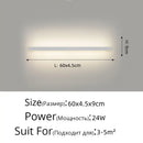 GobekUsa Acrylic LED Wall Lamps with Hooks for Bedroom Shelves & Background Wall Decor