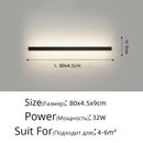 GobekUsa Acrylic LED Wall Lamps with Hooks for Bedroom Shelves & Background Wall Decor