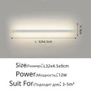 GobekUsa Acrylic LED Wall Lamps with Hooks for Bedroom Shelves & Background Wall Decor