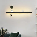 GobekUsa Acrylic LED Wall Lamps with Hooks for Bedroom Shelves & Background Wall Decor