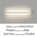 GobekUsa Acrylic LED Wall Lamps with Hooks for Bedroom Shelves & Background Wall Decor