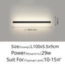 GobekUsa Acrylic LED Wall Lamps with Hooks for Bedroom Shelves & Background Wall Decor