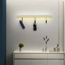 GobekUsa Acrylic LED Wall Lamps with Hooks for Bedroom Shelves & Background Wall Decor