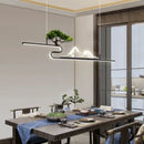 GobekUsa Acrylic Mountain Peak Pendant Lights for Chinese Living Room Study Zen Restaurant