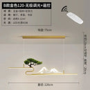 GobekUsa Acrylic Mountain Peak Pendant Lights for Chinese Living Room Study Zen Restaurant
