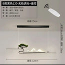 GobekUsa Acrylic Mountain Peak Pendant Lights for Chinese Living Room Study Zen Restaurant