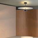 GobekUsa Black Acrylic Round Chandelier for Home Decor and Indoor Lighting