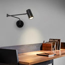 GobekUsa Acrylic Iron LED Wall Lamp | Modern Rotate Black Stair Light | Dining Room Study Fixtures