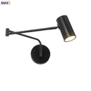 GobekUsa Acrylic Iron LED Wall Lamp | Modern Rotate Black Stair Light | Dining Room Study Fixtures
