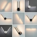 GobekUsa Adjustable Double Arm Wall Light LED for Living Room and Bedroom