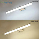 GobekUsa LED Vanity Lights for Bathroom Mirror Lighting Cabinet - Black Silver Chrome