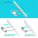 GobekUsa LED Vanity Lights for Bathroom Mirror Lighting Cabinet - Black Silver Chrome