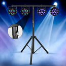 GobekUsa Adjustable Tripod Stand with Top T Bar for Pro Audio DJ Lighting Fixtures
