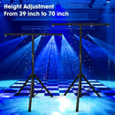 GobekUsa Adjustable Tripod Stand with Top T Bar for Pro Audio DJ Lighting Fixtures