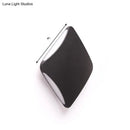 GobekUsa Modern Diamond LED Wall Sconce - Black Aluminum 4"/6" Width Porch Light Fixture