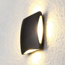 GobekUsa Modern Diamond LED Wall Sconce - Black Aluminum 4"/6" Width Porch Light Fixture