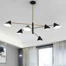 GobekUsa Cone Pendant Light: Minimalist Art Chandelier for Home Living Dining Room
