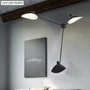 GobekUsa Modern 1/3-Light Duckbill Wall Sconce with Black Metallic Shade – Adjustable Living Room Lamp