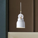 GobekUsa Modern Metal Wall Sconce Light with Cup Shade & Long Arm - Ideal for Library Bookstore