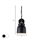 GobekUsa Modern Metal Wall Sconce Light with Cup Shade & Long Arm - Ideal for Library Bookstore