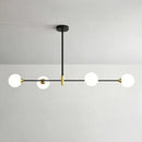 GobekUsa Black Metal Island Pendant Lighting with Modern Minimalist Design for Dining Table"