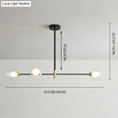 GobekUsa Black Metal Island Pendant Lighting with Modern Minimalist Design for Dining Table"