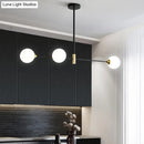 GobekUsa Black Metal Island Pendant Lighting with Modern Minimalist Design for Dining Table"