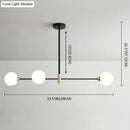 GobekUsa Black Metal Island Pendant Lighting with Modern Minimalist Design for Dining Table"