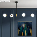 GobekUsa Black Metal Island Pendant Lighting with Modern Minimalist Design for Dining Table"