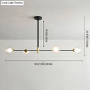 GobekUsa Black Metal Island Pendant Lighting with Modern Minimalist Design for Dining Table"
