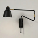 GobekUsa Modern Wall Mounted Reading Lamp: Retractable Arm, Nordic Style