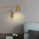 GobekUsa Modern Wall Mounted Reading Lamp: Retractable Arm, Nordic Style