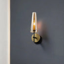 GobekUsa Minimalist 1-Light Black Wall Mount Light for Study Room