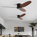 GobekUsa Black Modern DC Ceiling Fan Remote Control for Office Living Room