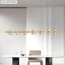 GobekUsa Nordic modern minimalist light luxury bar LED strip lamp kitchen island table Light fixture