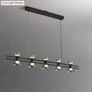 GobekUsa Nordic modern minimalist light luxury bar LED strip lamp kitchen island table Light fixture
