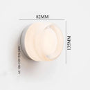 GobekUsa LED Wall Sconce Light Luxury Modern Creative Acrylic Bedroom Living Room Lamp