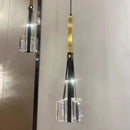 GobekUsa Clear White Resin Pendant Light: Height Adjustable for Bedroom, Dining Room, Kitchen.