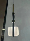 GobekUsa Clear White Resin Pendant Light: Height Adjustable for Bedroom, Dining Room, Kitchen.