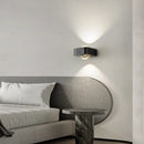 GobekUsa Copper Bedroom Wall Lamp, Modern LED Double Head Spotlights, Luxury Living Room Sconce