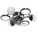 GobekUsa LED Ceiling Fans with Lights Remote Control for Indoor Lighting