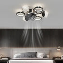GobekUsa LED Ceiling Fans with Lights Remote Control for Indoor Lighting